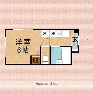 スターマンション【202号室】の間取り