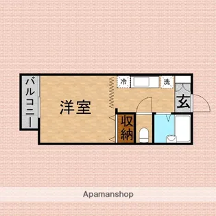 パークサイド【1階】の間取り