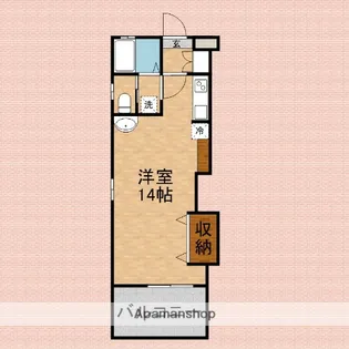 グランドヒルズB【2階】の間取り