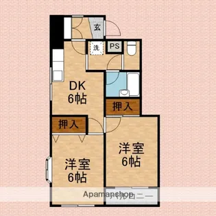 グロリアサンコー【3階】の間取り