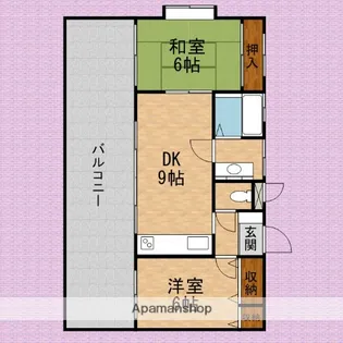 山崎第6ビル【2階】の間取り