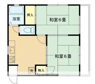 サンドゥエル【1階】の間取り