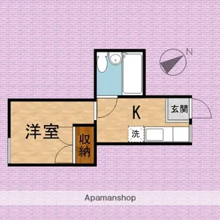 ラ・ムール【2階】の間取り