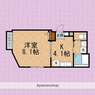 セレステ志木A号棟【1階】の間取り