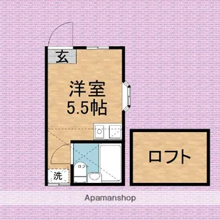 キャロット東久保【2階】の間取り