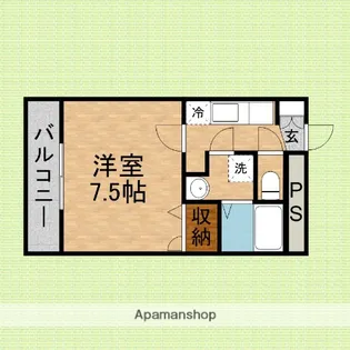 プロスペラーレ【203号室】の間取り