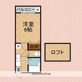 リブハウス柏B【2階】の間取り