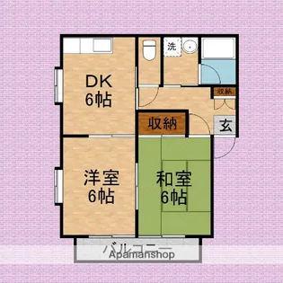 ドルフⅡ【1階】の間取り