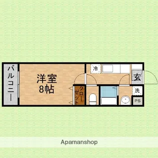 ララパルーザ【302号室】の間取り