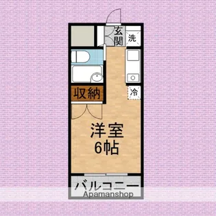 マエタハウス【202号室】の間取り