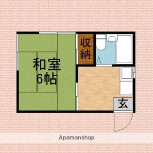 道合コーポ【2階】の間取り