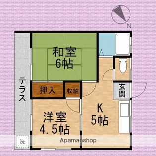 グリーンハウス【1階】の間取り