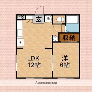 RYU四番館【1階】の間取り