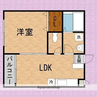 グリーンパレスY【3階】の間取り