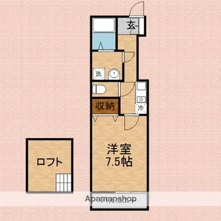 ケーズガーデンみずほ【203号室】の間取り