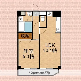 第2萩元ビル【202号室】の間取り