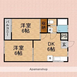サクセスA【220号室】の間取り