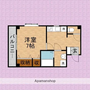 オーシャンふじみ野【1階】の間取り