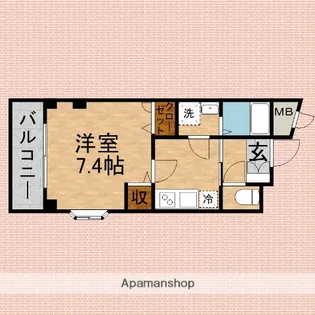 オーシャンふじみ野【1階】の間取り