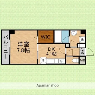 レアルコート【2階】の間取り