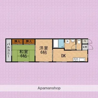ル・クレール赤塚【3階】の間取り