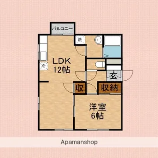 パティオ南古谷【1階】の間取り