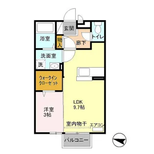 チェリーセージ【2階】の間取り
