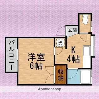 ドミール南台【1階】の間取り