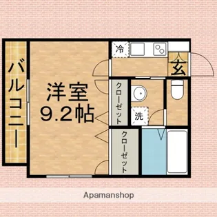 ウィスタリアみずほ台【2階】の間取り