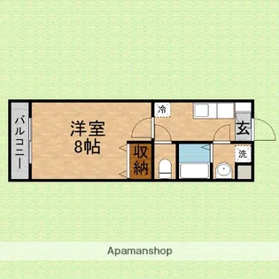 アヴァンセ【110号室】の間取り