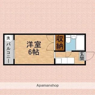 ハイツシードリーフ【305号室】の間取り