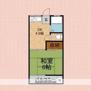 レジデンス星乃【2階】の間取り