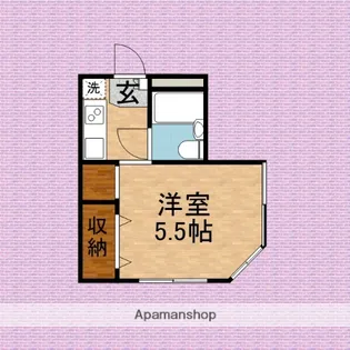 コスモプレイス志木【1階】の間取り