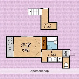 青空館【3階】の間取り