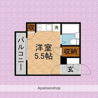 シオミプラザエイト【2階】の間取り