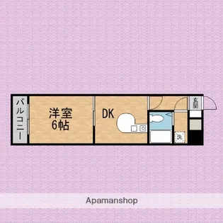 イースタンプラザ北野【2階】の間取り