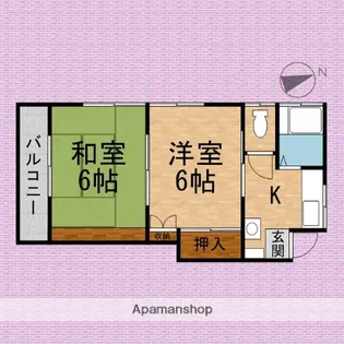 コートヒル朝霞【1階】の間取り