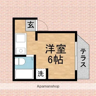 シエル志木【101号室】の間取り