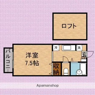 ノイ・ハウゼ【102号室】の間取り