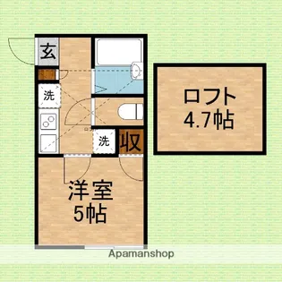 ベストステージ大原【103号室】の間取り