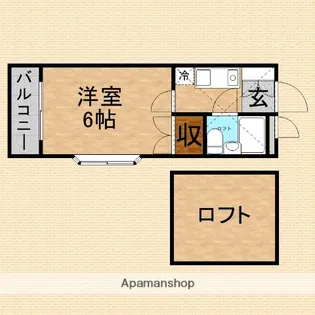 ハイツ上福岡【2階】の間取り