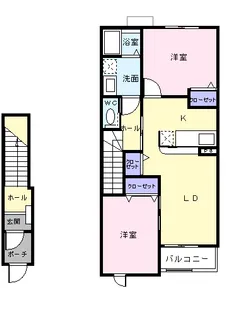 シュティル・ヴェスト【2階】の間取り
