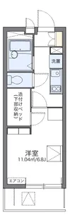 レオパレス岸町【2階】の間取り