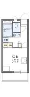 レオパレスシュテルン【2階】の間取り