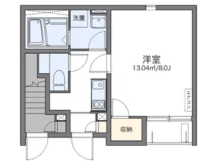 レオネクストサンパーク 三良【1階】の間取り
