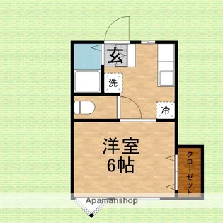 ウィルクエスト志木【2階】の間取り
