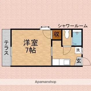 メゾン・エトワール【101号室】の間取り