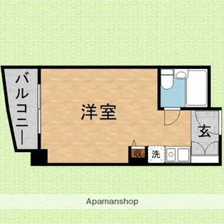 万代ビル【4階】の間取り