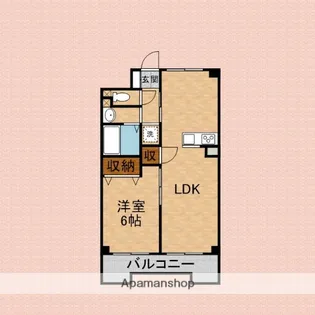 サンヴィレッヂ志木【8階】の間取り