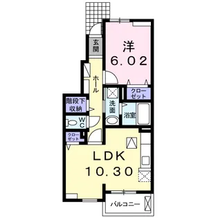ブリーゼ霞台【1階】の間取り